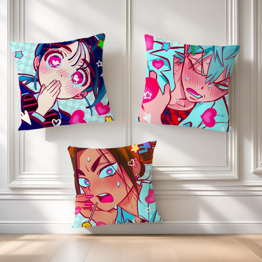 Мягкая Удобная s-Подушка-сцена аниме Наволочка для a-Инопланетного Дивана Гостиная Домашний офис Декор Защитные Чехлы