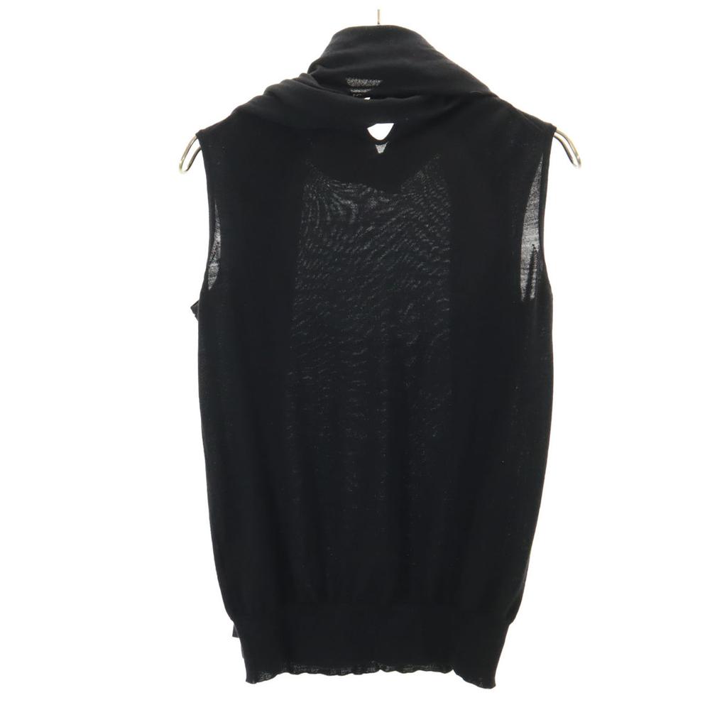 Hermes Сделано в Италии Без рукавов Вязаный XS черный Женский Б/у