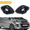 Car Front Bumper Fog Lamp Light Cover For Kia Picanto Morning 2015 2016 2017 Fog Light Grille Bezel Headlight Shell 86547-1Y520