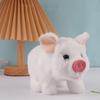 Electric Plush Pig Toy with Lifelike Sound Movable Nose Interactive Walking Pig Plushie Toddlers Simulation Stuffed Animal Toy