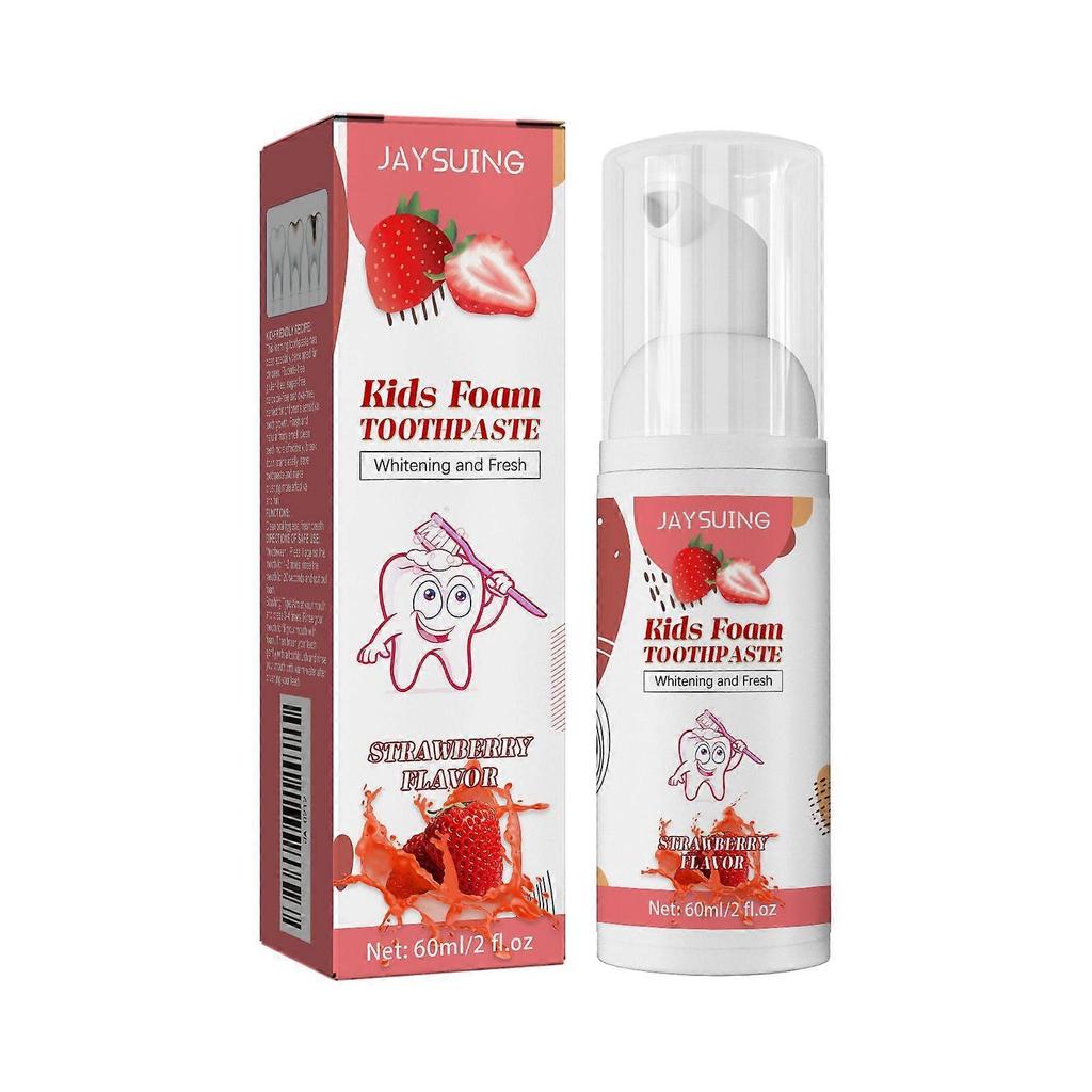Children's foam toothpaste teeth cleaning whitening anti-cavity fruit flavor