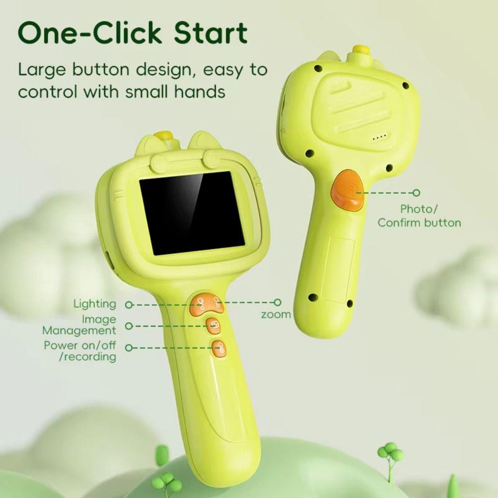 1080p HD Probe Kid Endoscope Camera 2.4-inch Display Handheld Endoscope  Educational Teaching