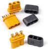 5 Pairs MR30 Male-Female Connectors for RC LiPo Batteries with Protective Sleeve Plastic for Tello Battery Tablet LiPo Bag 1/10 RC Car