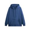Loose Fit Men's Hoodie Sweatshirt Pure Color Fleece Lined Hooded Jacket Basic Style Autumn Winter New Arrival Casual Top