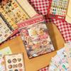 Y2K Style 60 Sheets/piece M5 Loose-leaf Decorative Sticker Book Kawaii Cartoon Shaped Stickers Book Goo Card Stationery Sticker