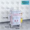 ABS Anesthesia & Infusion Multifunctional Rescue Trolley with Single/Double Door and Five Drawers