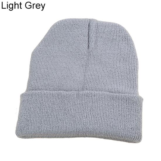 Beauty Beanie Knit Ski Hip-Hop Winter Warm Elastic Wool Yarn Cuff Hat