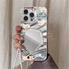 Чехол-зеркало для макияжа для iPhone 11 13 16 Pro Max iPhone 14 15 12 13 Pro Max 16 Plus 13 Pro Samsung A55 A54 A15 A12 A52S A34 A14 A30S A53 A52 A50