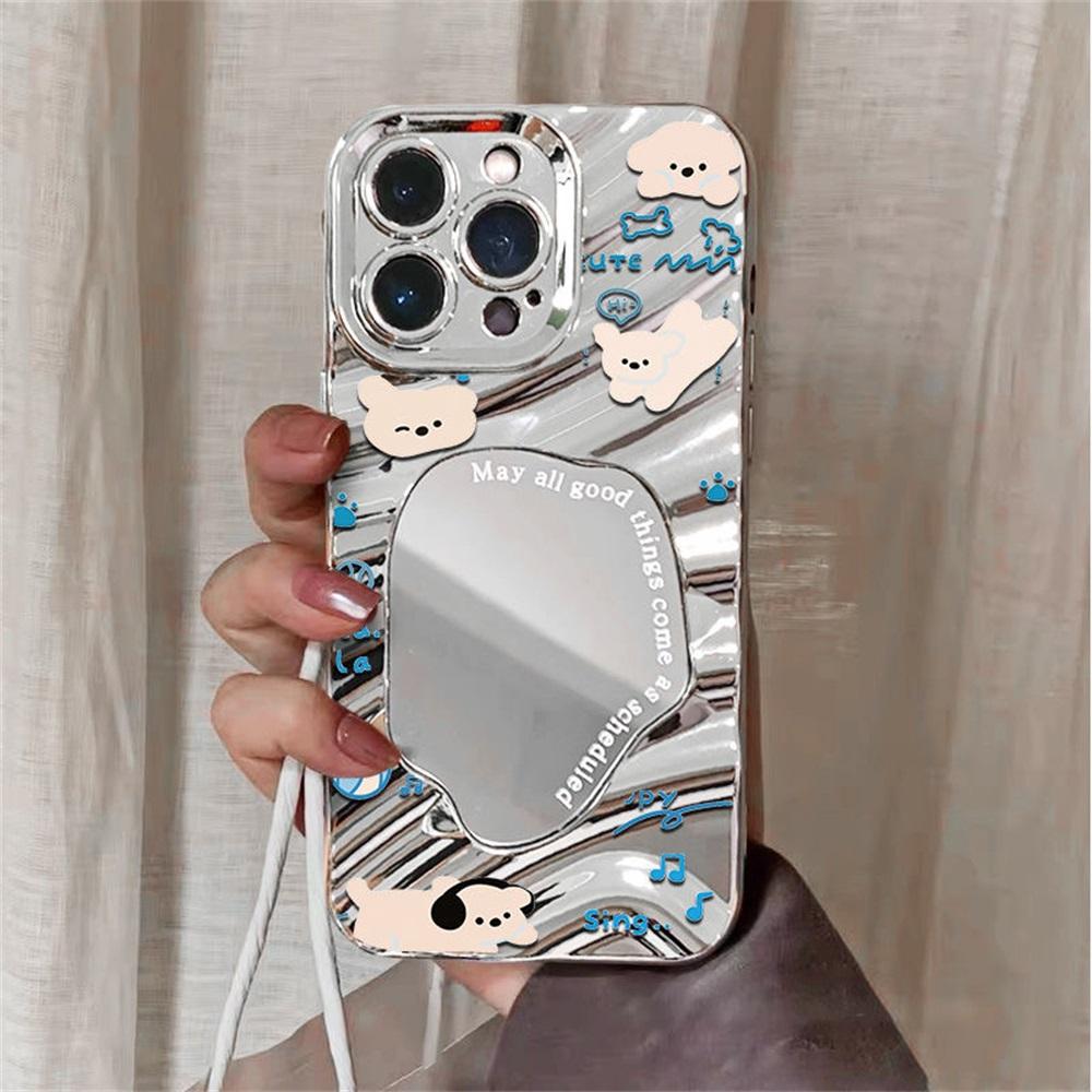 Чехол-зеркало для макияжа для iPhone 11 13 16 Pro Max iPhone 14 15 12 13 Pro Max 16 Plus 13 Pro Samsung A55 A54 A15 A12 A52S A34 A14 A30S A53 A52 A50