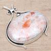 Sunstone Gemstone Mother's Day Ethnic Handmade Silver Jewelry Necklace 20 In