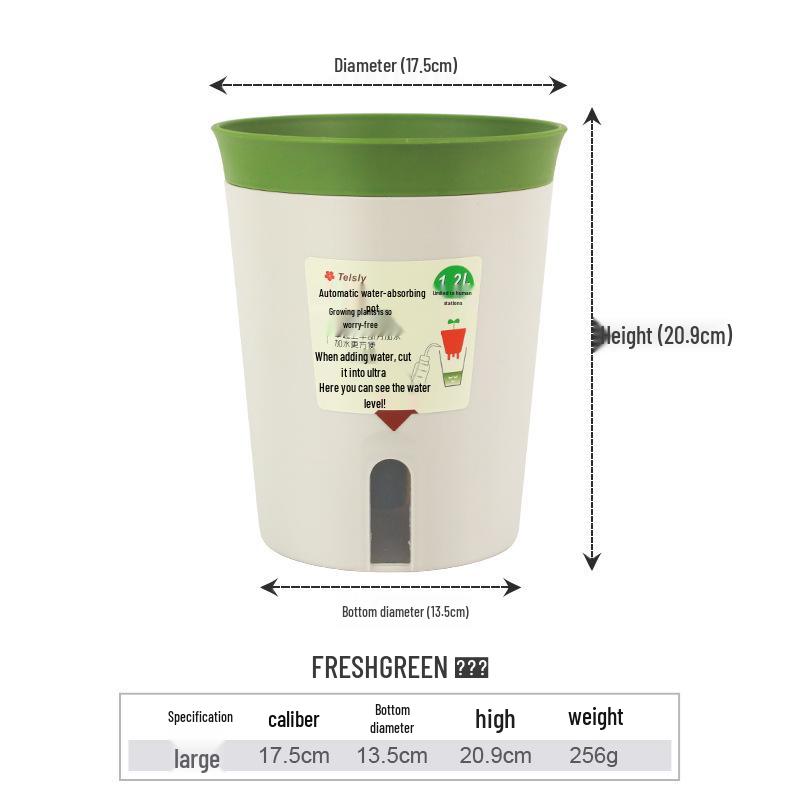 Indoor Double-Layer Self-Watering Pothos Hydroponic Planter