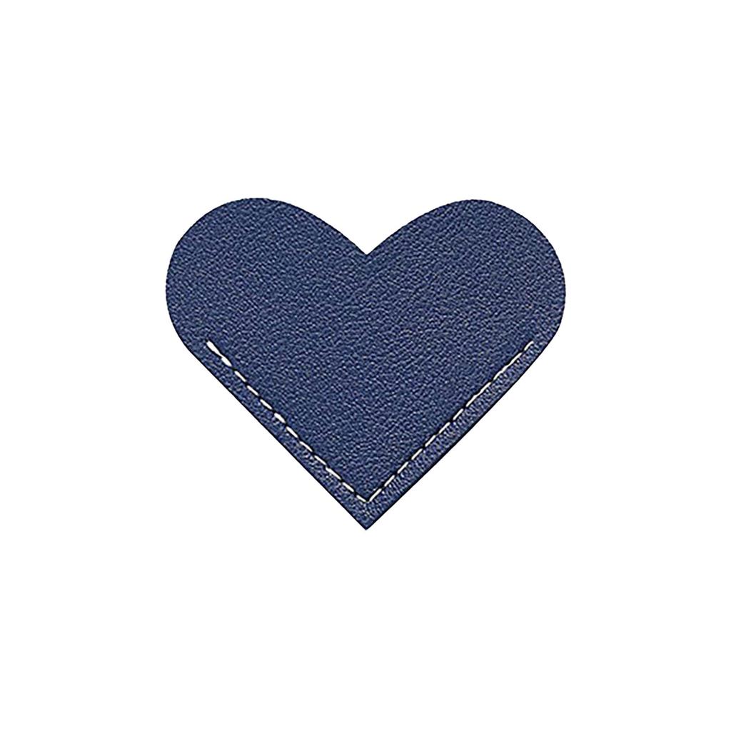 Leather Heart Bookmark Corner Leather Reading Dividers Love Book Page Folder