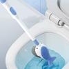 Hanging Hole Toilet Brush Set Non-Slip Toilet Cleaner with Holder Toilet Scrubber  Sinks