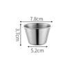 304 Stainless Steel Small Seasoning Dish Kitchen Sauce Cup Ketchup Dipping Bowl Appetizer Plates Sushi Vinegar Soy Saucer