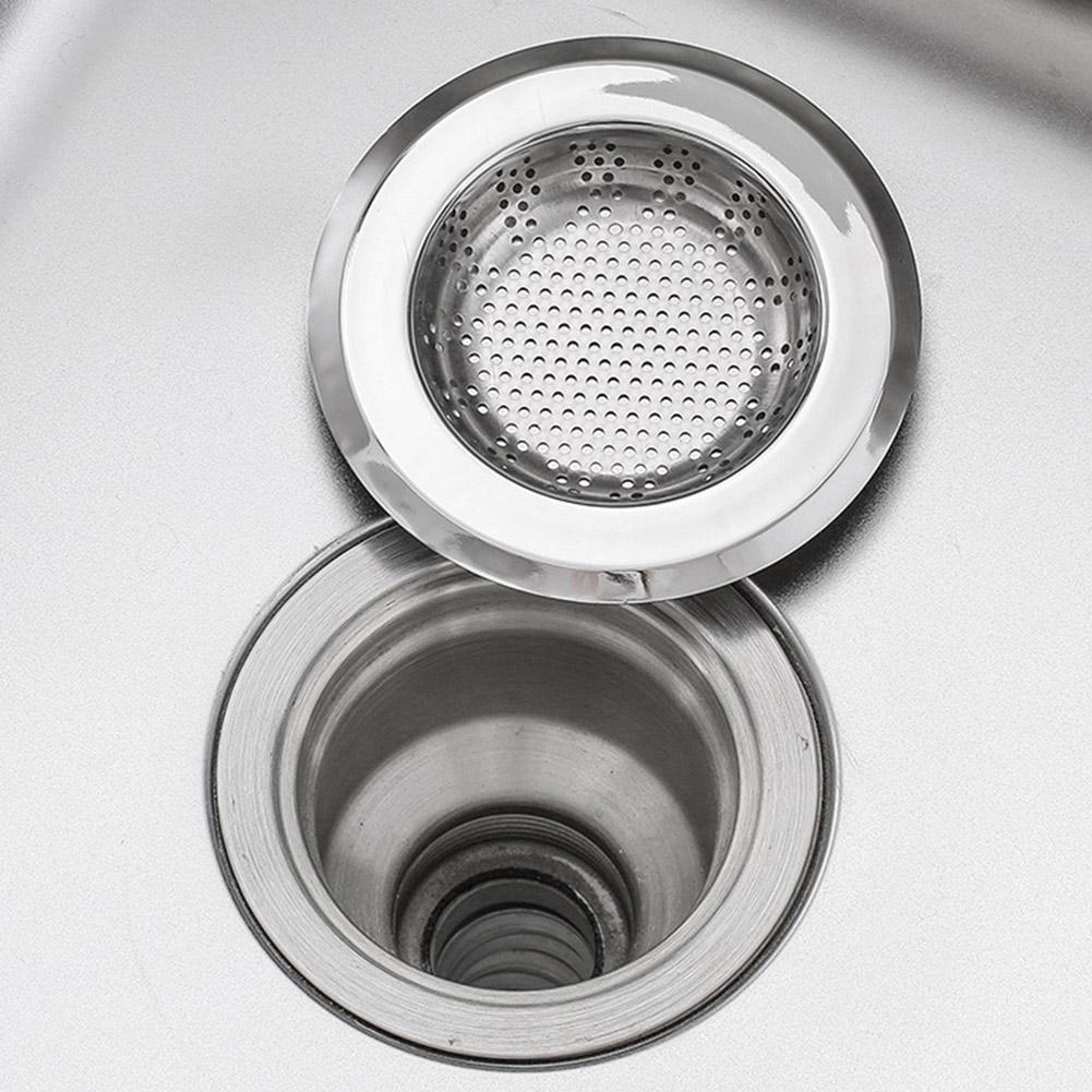 Kitchen Water Sink Filter Sink Mesh Strainer Kitchen Shower Bathroom Drain Cover Hair D2N3