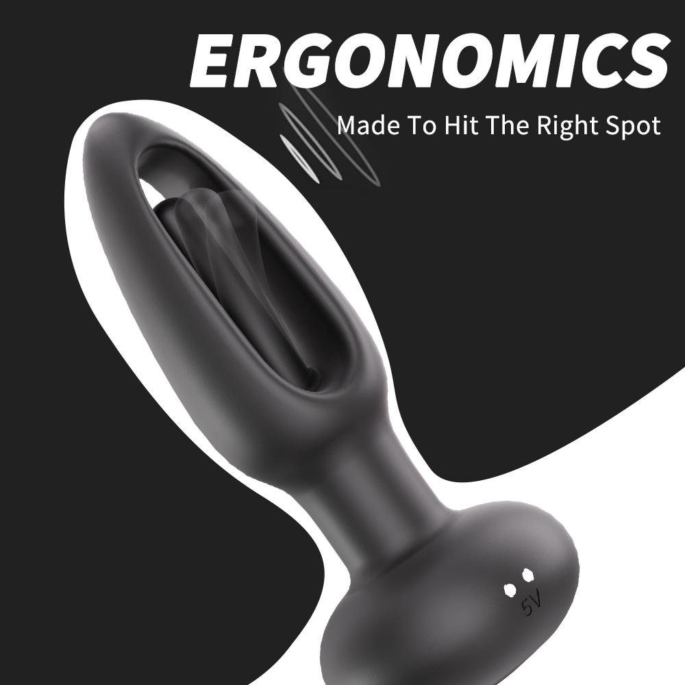 Remote Control Patting Prostate Massager Vibrator Butt Plug For Men Vibrating Anal Plug Male Adult Ass Sex Toys For Couples Gay