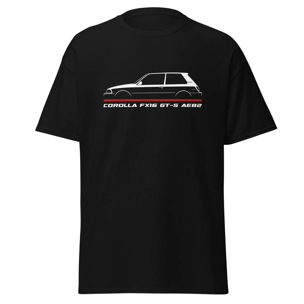 Футболка Toyota Corolla FX16 GT-S AE82 1983-1986 Подарок на день рождения для фанатов