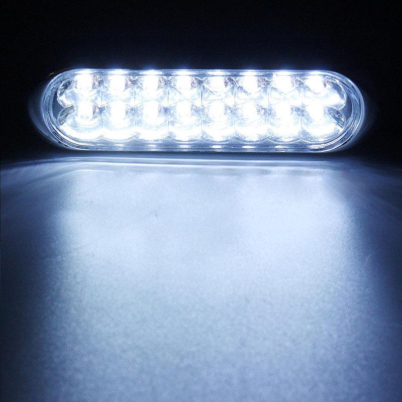 2шт 12В 16LED автомобильный фургон DRL дневные ходовые противотуманные фары белые