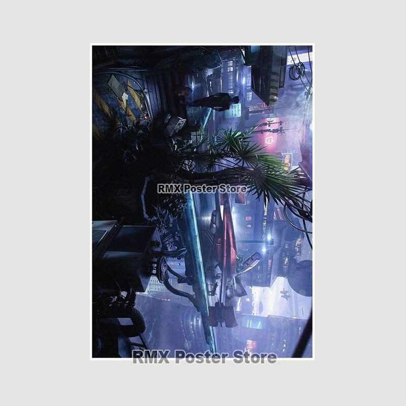 Ковбой Бибоп плакаты белая бумага аниме фигурки принты живопись фотографии гостиная бар украшения домашний декор манга наклейки на стену