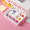 Desk Drawer Organizer Desk Sundries Stationery Storage Box Bin Cosmetics Makeup Organizer Home Office Drawer Divider Container