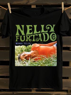 Графическая футболка с изображением концерта Нелли Фуртадо "Whoa Nelly"