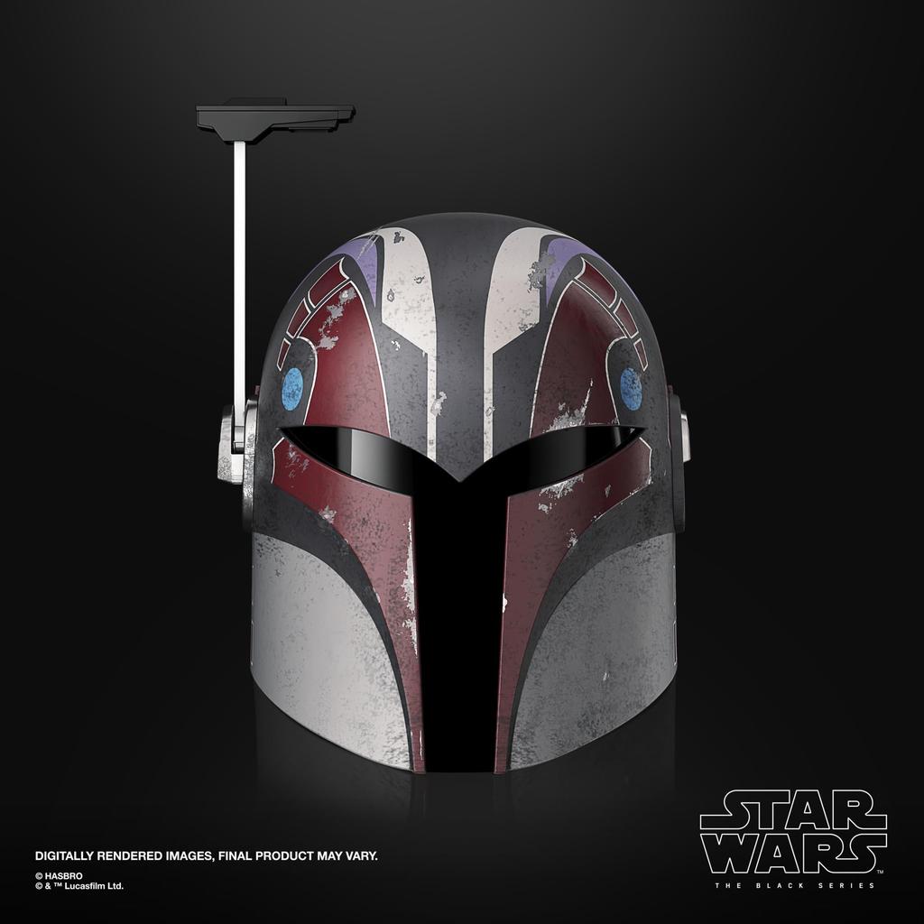 Star Wars STAR WARS Black Series Sabine Wren Премиум электронный шлем с усовершенствованной светодиодной подсветкой для детей от 14 лет и старше F9179 Оригинальный продукт [Hasbro] Эффекты,
