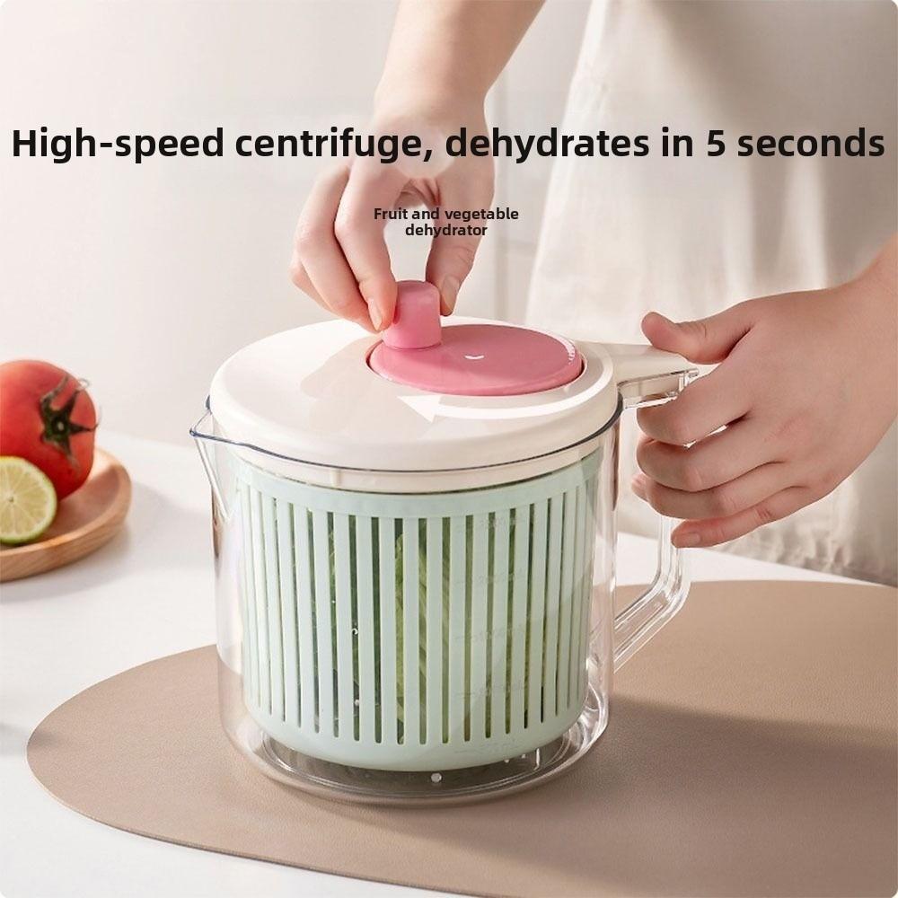 Multi-Use Vegetable Dehydrator Plastic Salad Spinner and Strainer Food Preparation