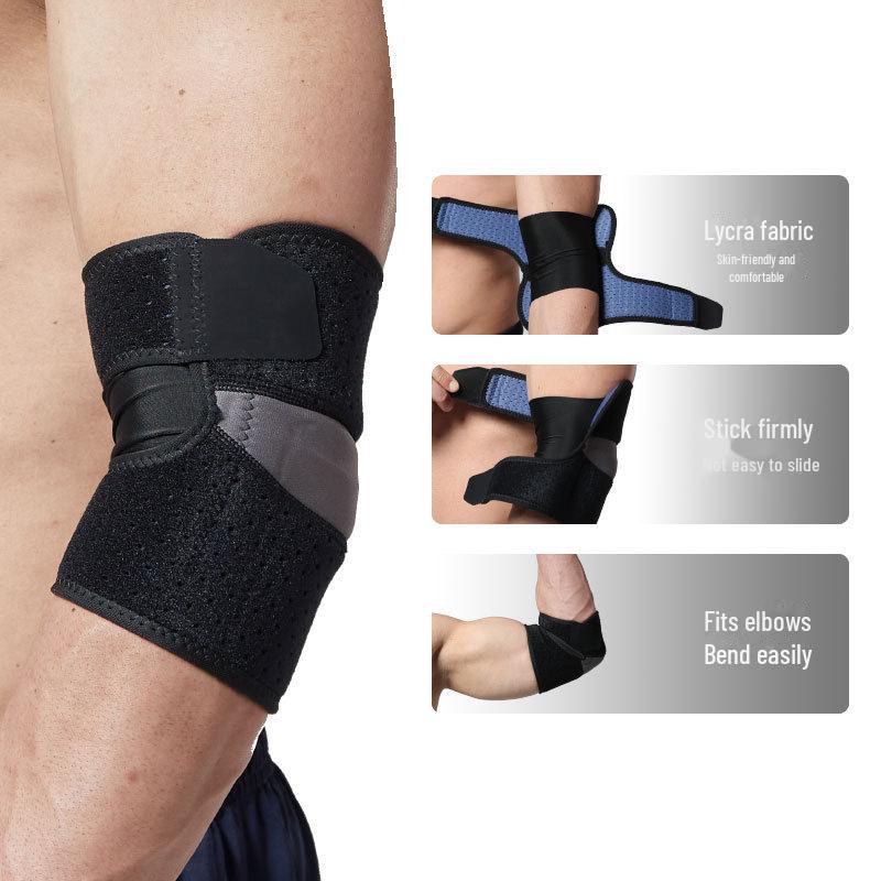 Men's Breathable Sports Elbow Pads for Joint Protection - Ideal for Tennis, Basketball, Badminton, and Fitness Activities