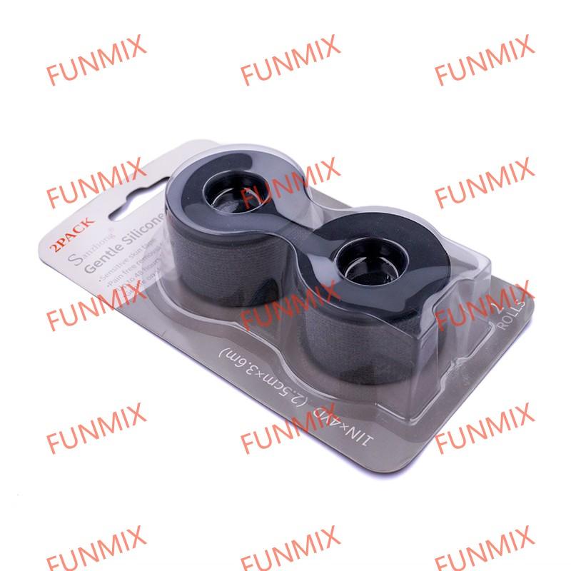 2pcs Non-woven silicone gel eyelash tape breathable sensitive resistant eye pad Eyelash extension tools 1.25cm or 2.5cm