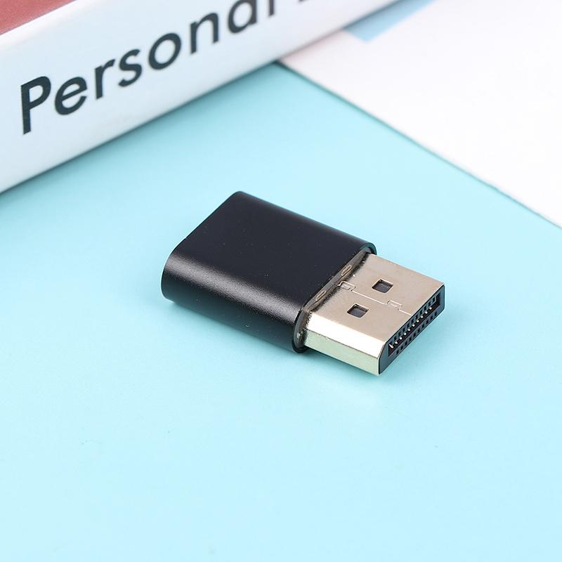 4K Displayport Dummy Plug DP Виртуальный Адаптер Дисплея Настольные Аксессуары Для ПК Графической Видеокарты