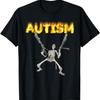 Аутизм Скелет Забавная Странно Специфичная Мем Футболка