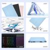 Magnetic Folio Case With Pen Slot Galaxy Tab S9 FE 12.4 Inch Keyboard Mouse Combo