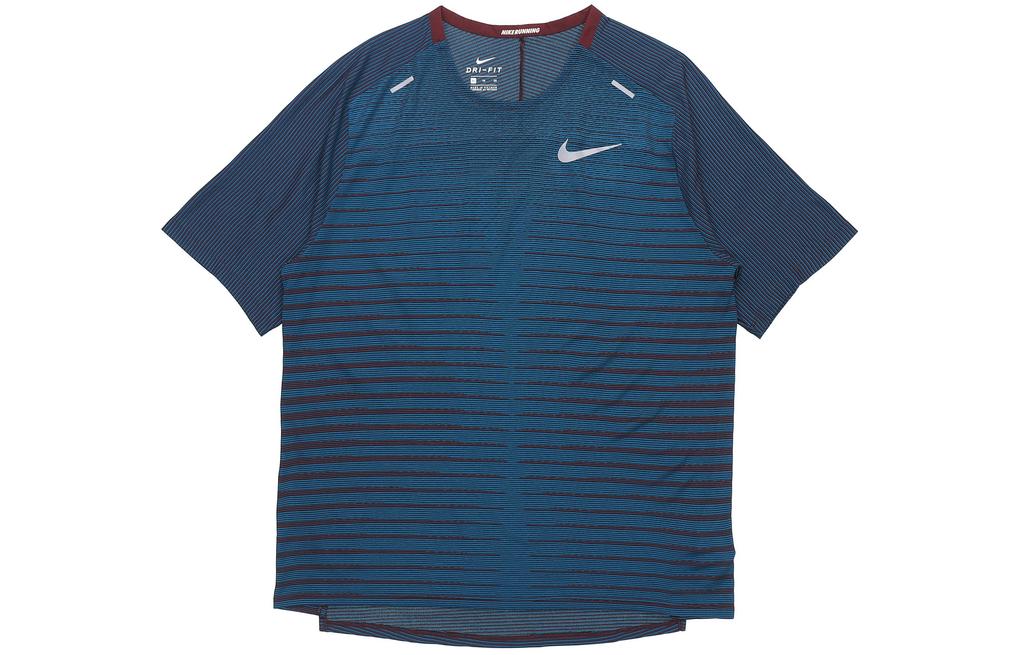 Nike Футболка мужская Ночной Коричневый Красный/Глубокий Зеленый/Черный CU6057-681