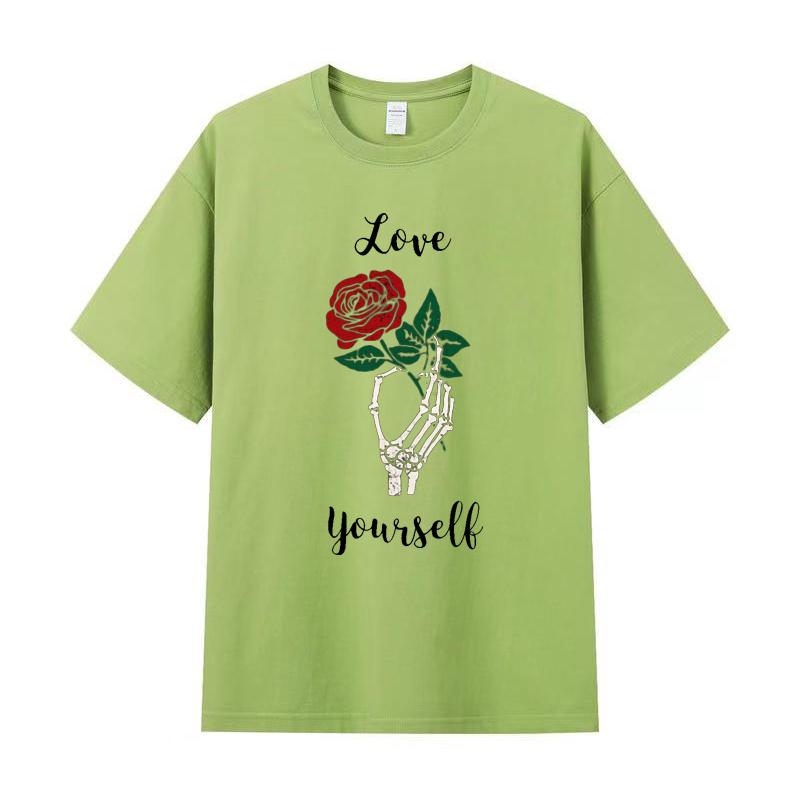 Летняя мужская футболка высокого качества из хлопка с короткими рукавами и принтом, женская футболка, модная спортивная рубашка, повседневный топ для бега