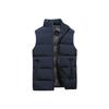 Men's Solid-color Casual Vest, Men's And Women's Zipper Stand-up Collar Thickened Warm Vest Jacket