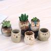 New Indoor Owl Shape Succulent Pot Mini Ceramic Flower Pot