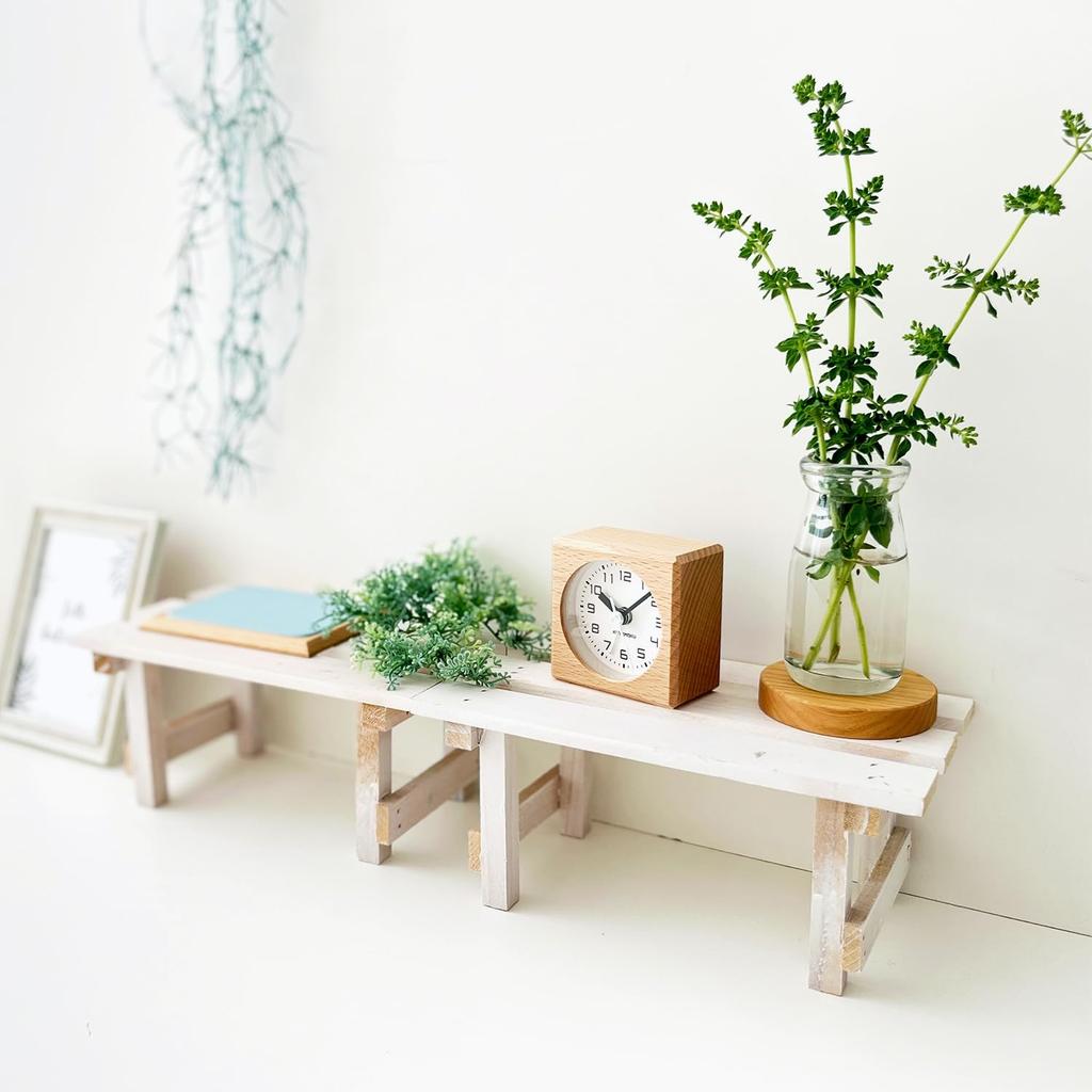 KATOMOKU Alarm Clock 7 Natural km-99NA Alarm Clock 7 X 7 X 4.1cm