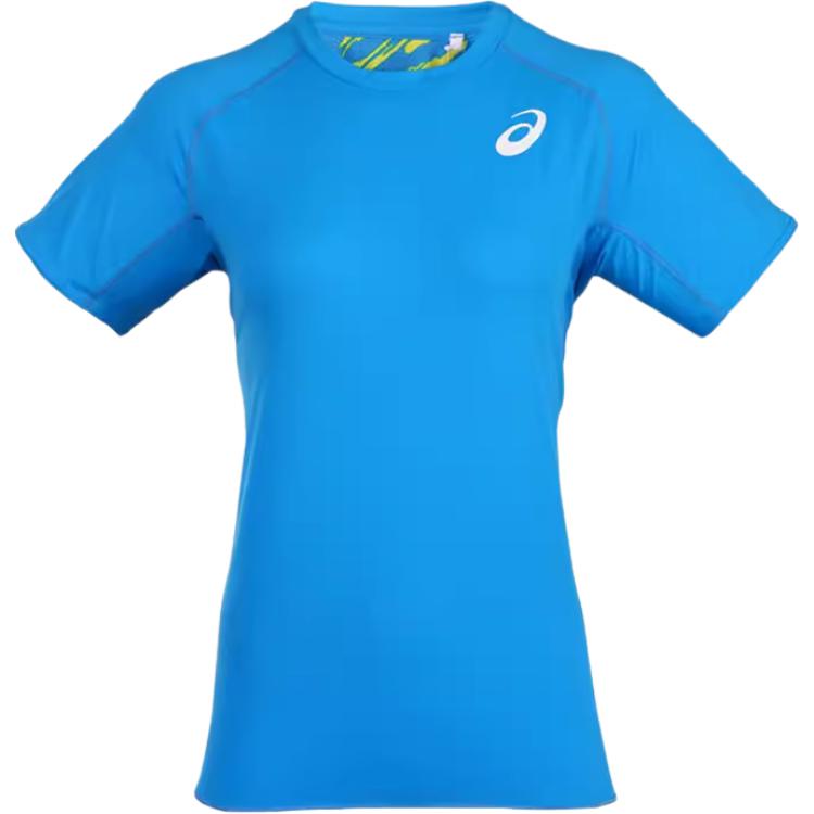 Asics Удобная мягкая футболка с коротким рукавом Женские топы Синий 140923-8012