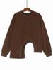 Solid Color Loose Irregular Casual T-shirt GYX1054
