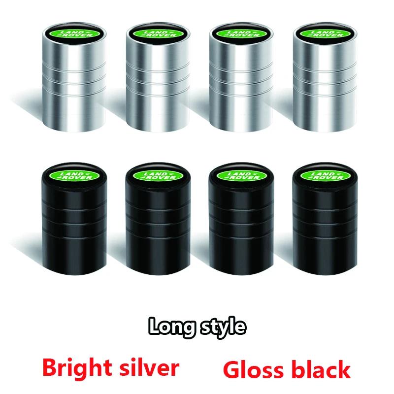 4Pcs Car Styling Metal Tire Valve Stem Caps For Land Rover SVR Autoliography Supercharged Discovery Velar Freelander Range Rover SA7