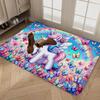 Cartoon Unicorn Animal Bathroom Mat Kids Room Bedroom Decoration Balcony Anti-Slip Doormat Living Room Bedside Area Rugs