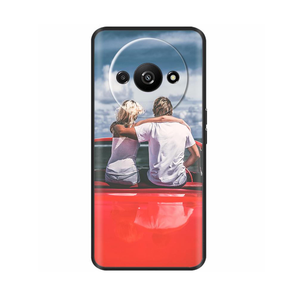 Phone Case For Xiaomi Redmi A3 A3X RedmiA3 Poco C61 PocoC61 Soft Black Silicone Bumper Shockproof Shell Back Cover Carcasa Cases