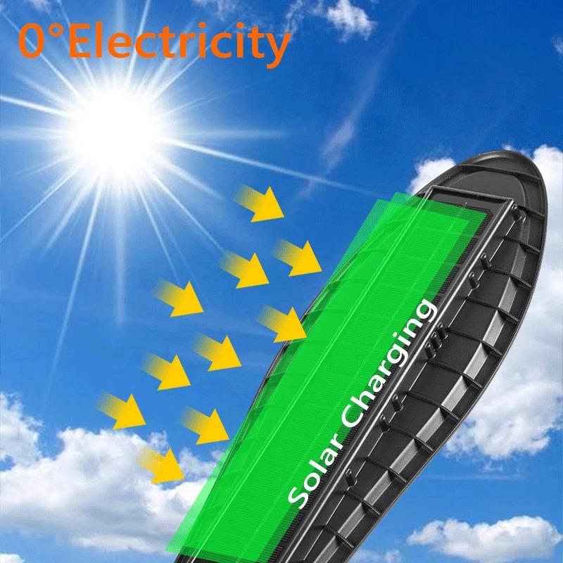 3000LM модернизированный светодиодный солнечный уличный светильник, водонепроницаемый светодиодный для садовой стены, регулируемый угол, встроенная солнечная лампа