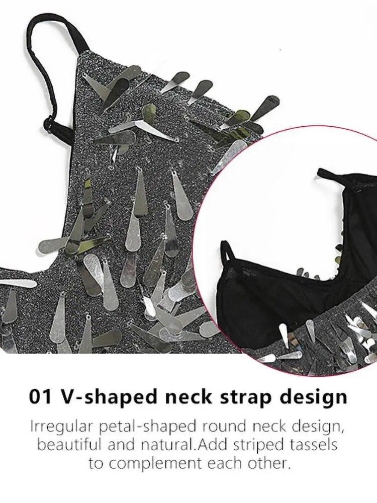 Women Latin Dance Dress Tassels Dress Cocktail Costume 1920s Flapper Dress