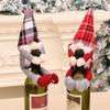 Christmas Home Decorations Christmas Wine Bottle Hugging Wine Decorated Santa Doll Hugging Wine Set