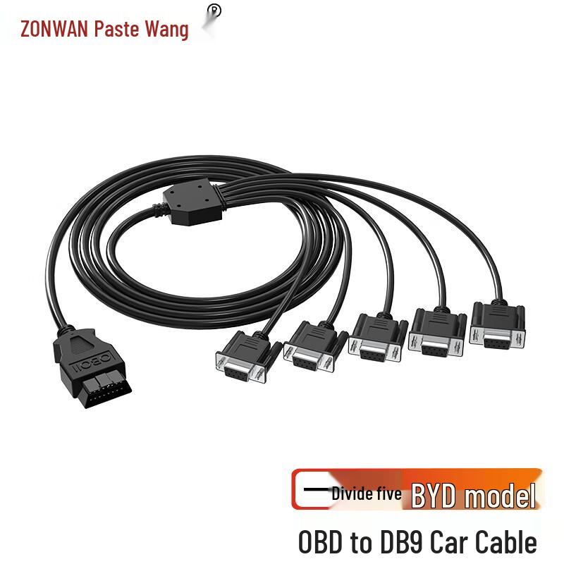ZONWAN Автомобильный диагностический кабель OBD на DB9 CAN Serial