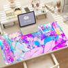 Large Needy Streamer Overload Amechan Desk MatThickened Rubber Mouse Pad Keyboard Mat For Laptop Computer Home Gaming Decor