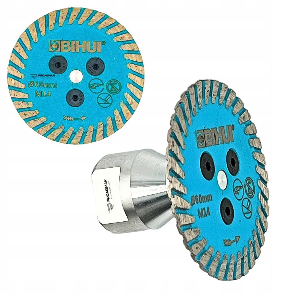 Bihui Diamond Undercutting Blade 60mm M14 Dcw60