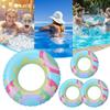 Lucky Bubble Swimming Ring Colorful Inflatable Pool Float Cute Swim Ring Beach Swimming Party Toys for Kids Youth Adults