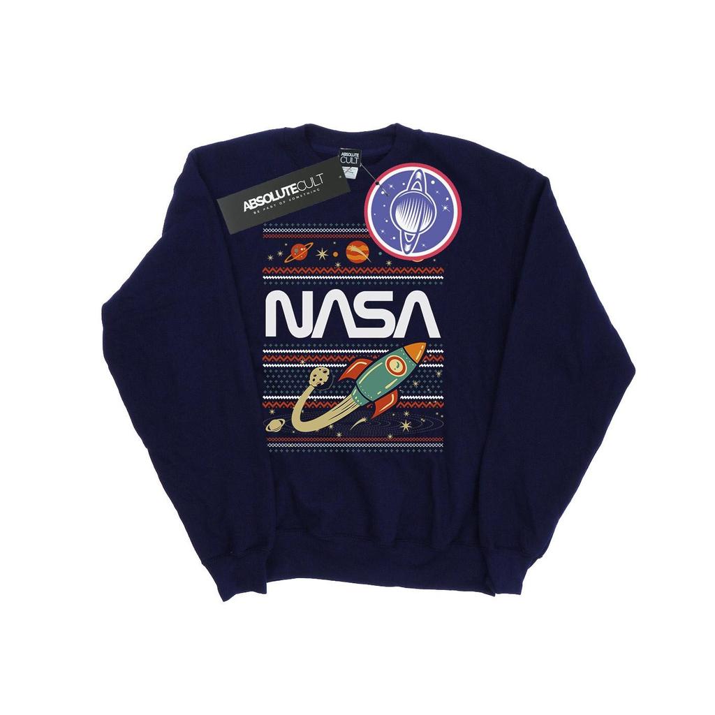 NASA Womens/Ladies Fair Isle Sweatshirt